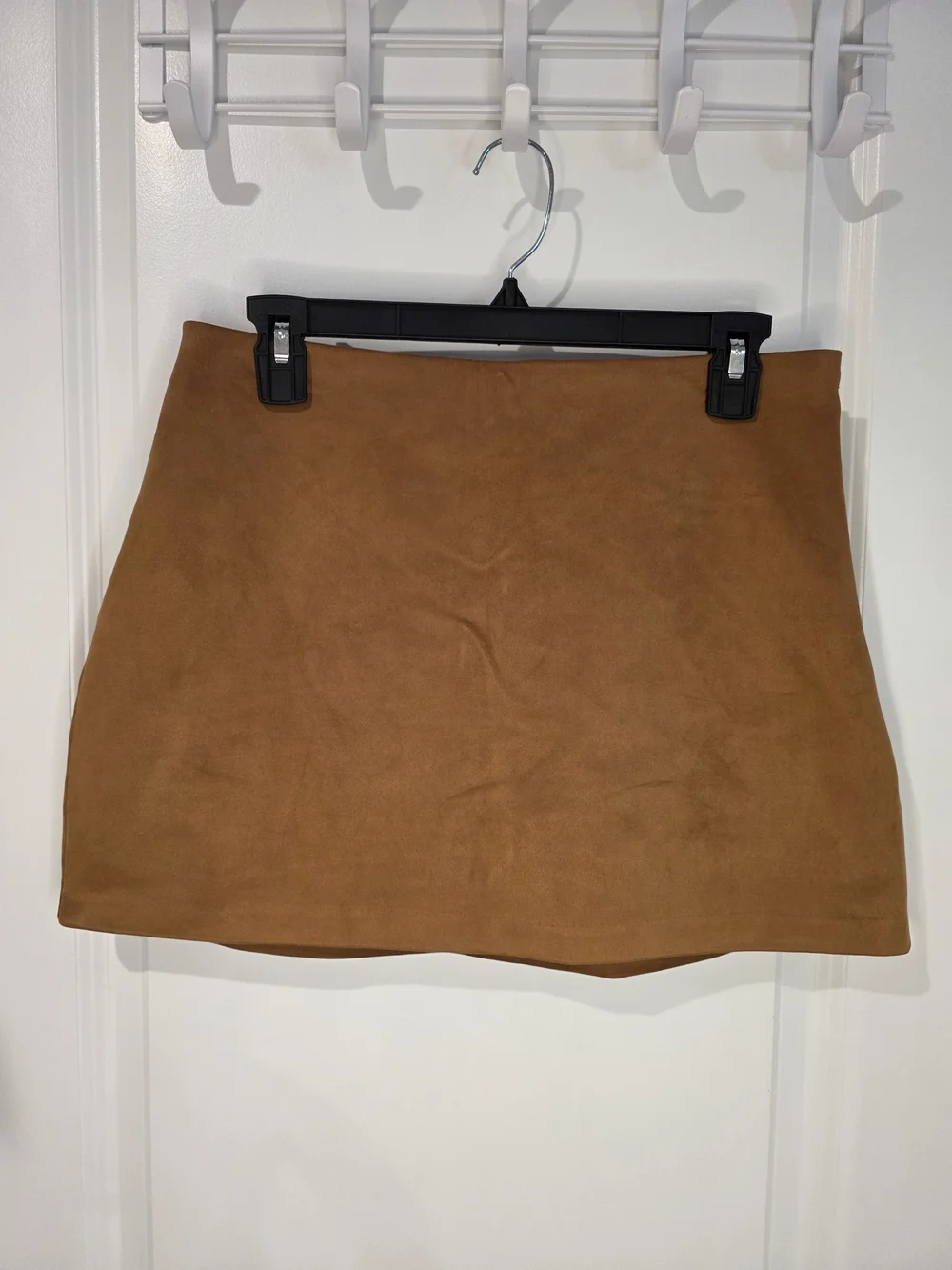 Abercrombie & Fitch Scarlett Suede A-Line Mini Skort